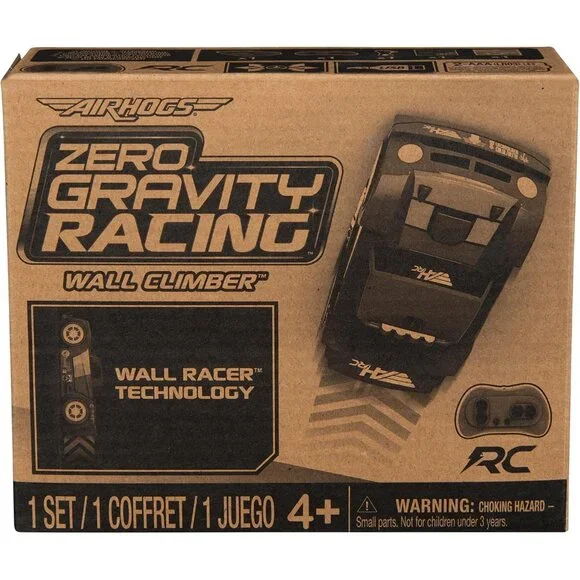 Zero Gravity Racing Wall Climber, USB-C Rechargeable Wall Racer Truck, Black Ind - Picture 7 of 9